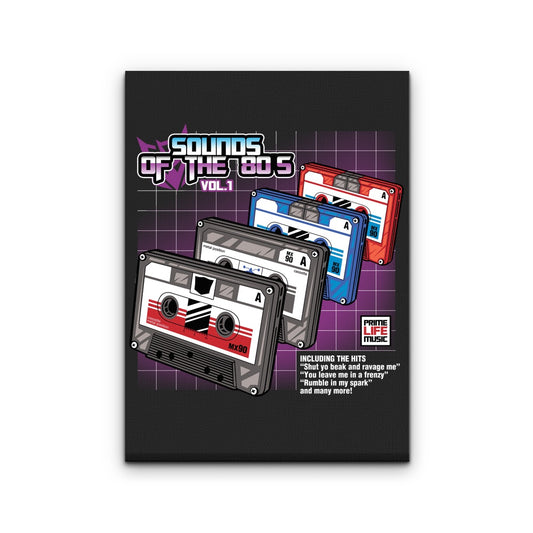 Sound of the 80's Vol. 1 - Canvas Print