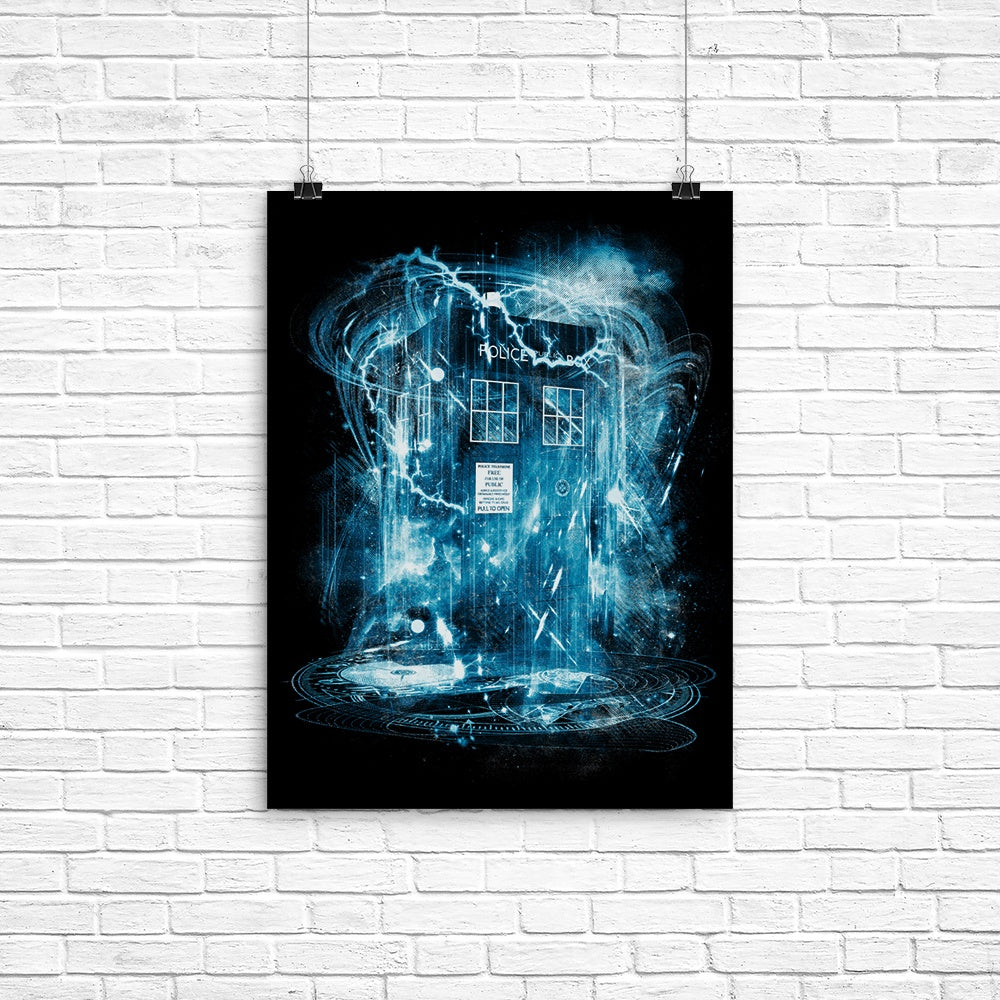 Space and Time Storm - Poster