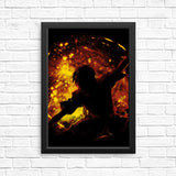 Space Flame - Posters & Prints