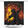 Space Flame - Shower Curtain