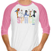 Space Girls - 3/4 Sleeve Raglan T-Shirt