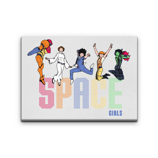 Space Girls - Canvas Print