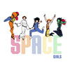 Space Girls - Wall Tapestry