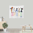 Space Girls - Wall Tapestry