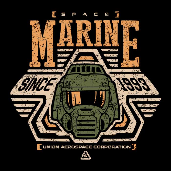 Space Marine - Canvas Print