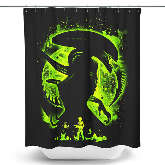 Space Nightmare - Shower Curtain