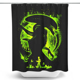 Space Nightmare - Shower Curtain