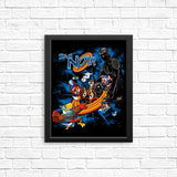 Space Noir - Posters & Prints