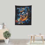 Space Noir - Wall Tapestry