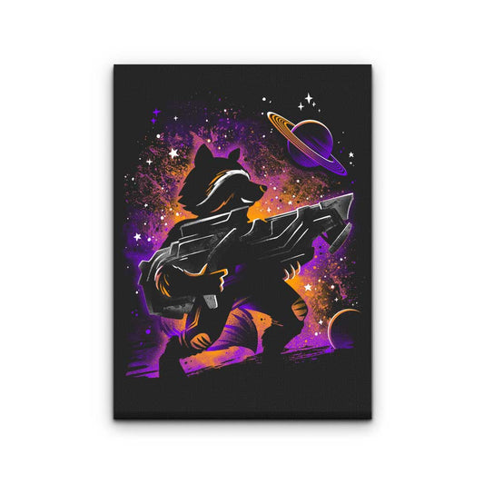 Space Raccoon - Canvas Print