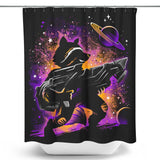 Space Raccoon - Shower Curtain
