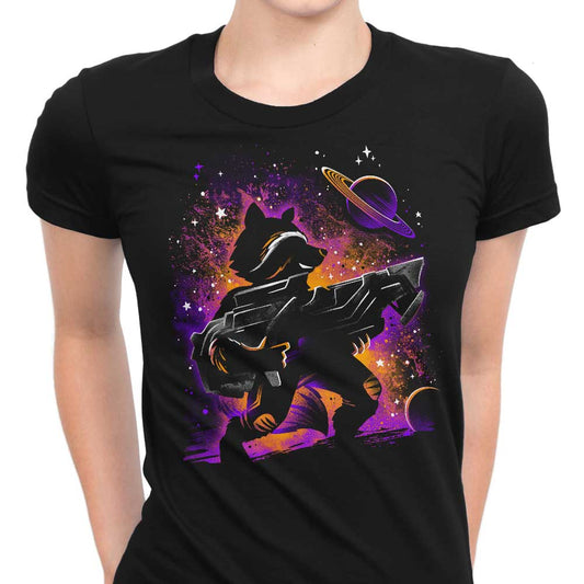 Space Raccoon - Women's Apparel