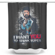 Spank Supes - Shower Curtain