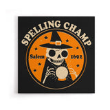 Spelling Champ - Canvas Print