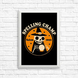 Spelling Champ - Posters & Prints