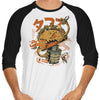 Spicy Taco Kaiju - 3/4 Sleeve Raglan T-Shirt