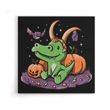 Spooky Alligator - Canvas Print