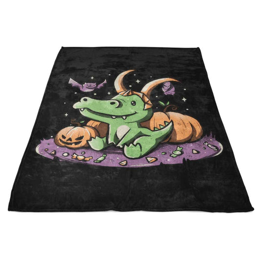 Spooky Alligator - Fleece Blanket