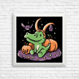 Spooky Alligator - Posters & Prints