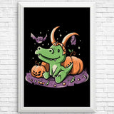 Spooky Alligator - Posters & Prints