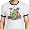 Spooky Alligator - Ringer T-Shirt