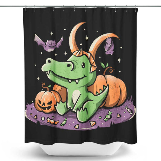 Spooky Alligator - Shower Curtain