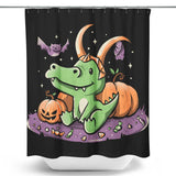 Spooky Alligator - Shower Curtain
