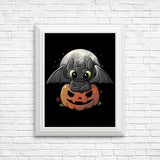 Spooky Dragon - Posters & Prints