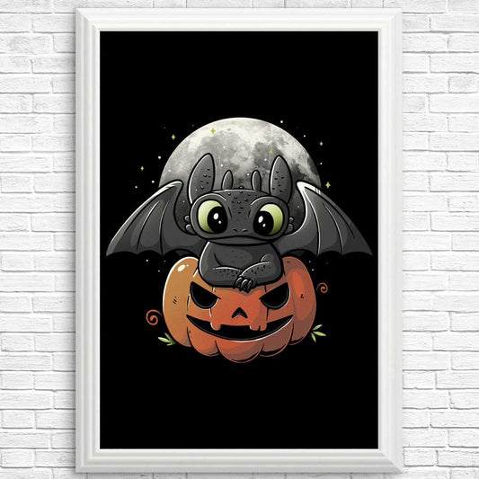 Spooky Dragon - Posters & Prints