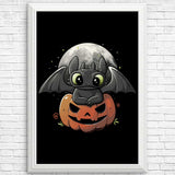 Spooky Dragon - Posters & Prints