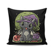 Spooky Fury - Throw Pillow