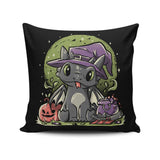 Spooky Fury - Throw Pillow