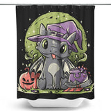 Spooky Fury - Shower Curtain