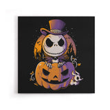 Spooky Pumpkin King - Canvas Print