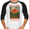 Spooky Selfie - 3/4 Sleeve Raglan T-Shirt