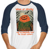 Spooky Selfie - 3/4 Sleeve Raglan T-Shirt