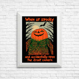 Spooky Selfie - Posters & Prints