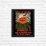 Spooky Selfie - Posters & Prints