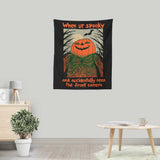 Spooky Selfie - Wall Tapestry
