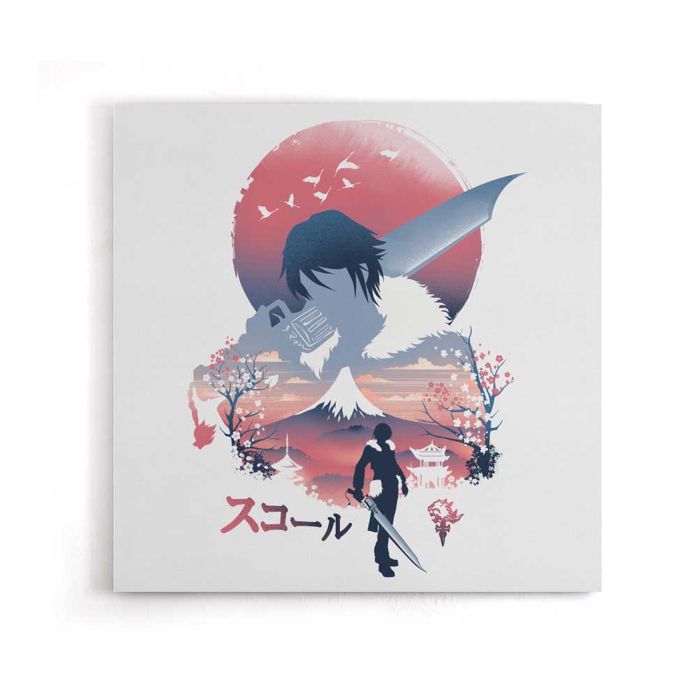 Squall Ukiyo-e - Canvas Print