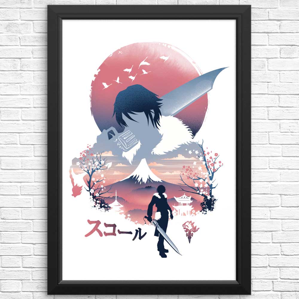 Squall Ukiyo-e - Posters & Prints