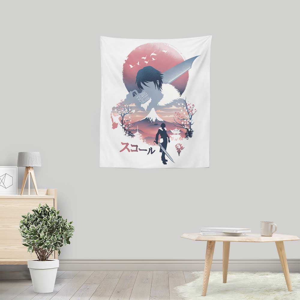 Squall Ukiyo-e - Wall Tapestry