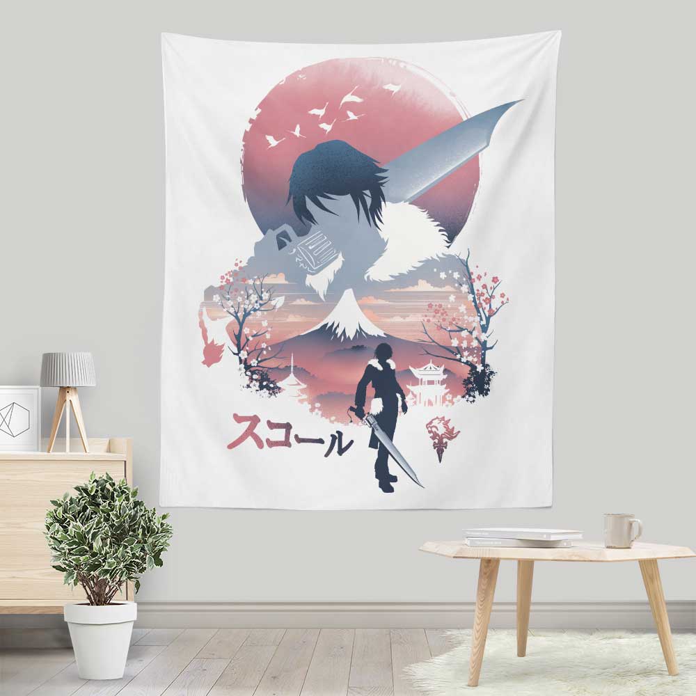Squall Ukiyo-e - Wall Tapestry