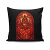 Stained Glass Vengeance - Throw Pillow