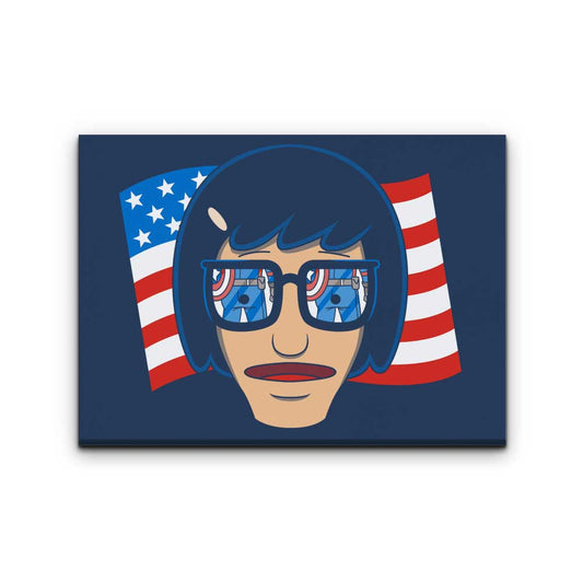 Star Spangled Butt - Canvas Print