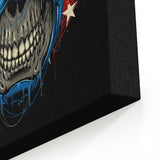 Star Spangled Skull - Canvas Print