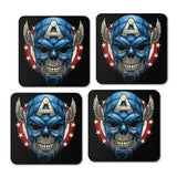 Star Spangled Skull - Coasters