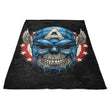 Star Spangled Skull - Fleece Blanket