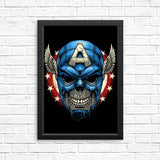 Star Spangled Skull - Posters & Prints