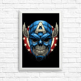 Star Spangled Skull - Posters & Prints
